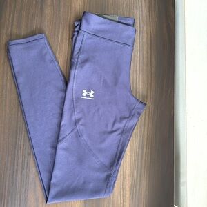 Under Armour HeatGear Compression Leggings Navy Blue Small